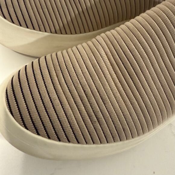 Rag & Bone Brixley Sneakers Cream Black Knit Slip-On Textured Chunky Y2K 90s 40 - Picture 7 of 10